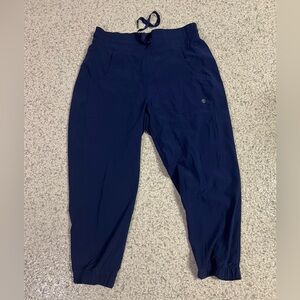 Pana Blue Joggers with Elastic Waistband